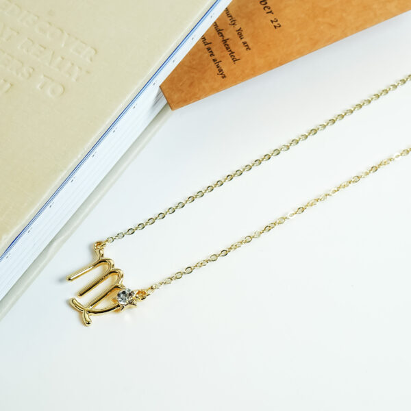Aura Virgo Zodiac Necklace