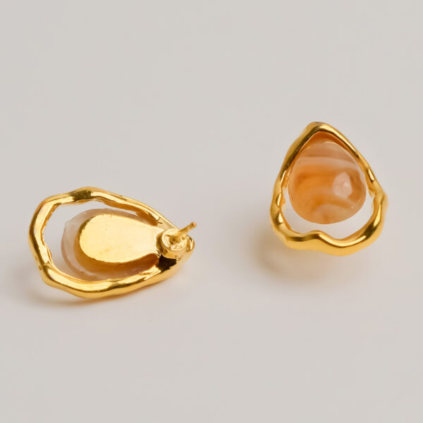 Baroque Faux Pearl Earrings