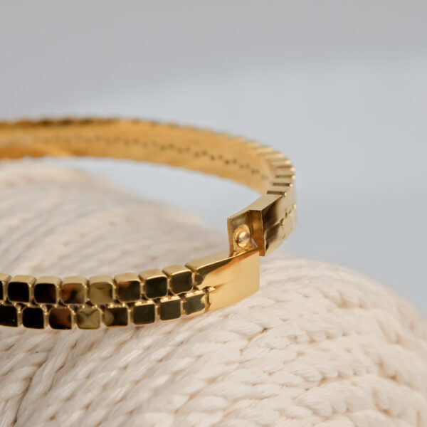 Golden Weave Double Layered Bracelet.
