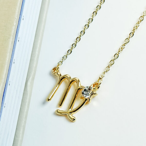 Aura Virgo Zodiac Necklace