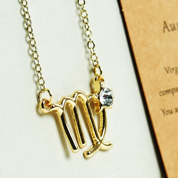 Aura Virgo Zodiac Necklace