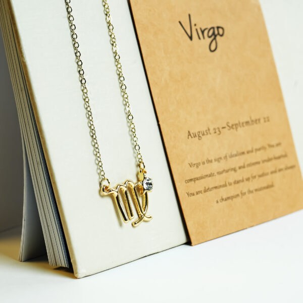 Aura Virgo Zodiac Necklace