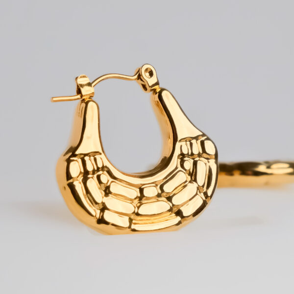 Classic Boho Hammered Hoop Earrings