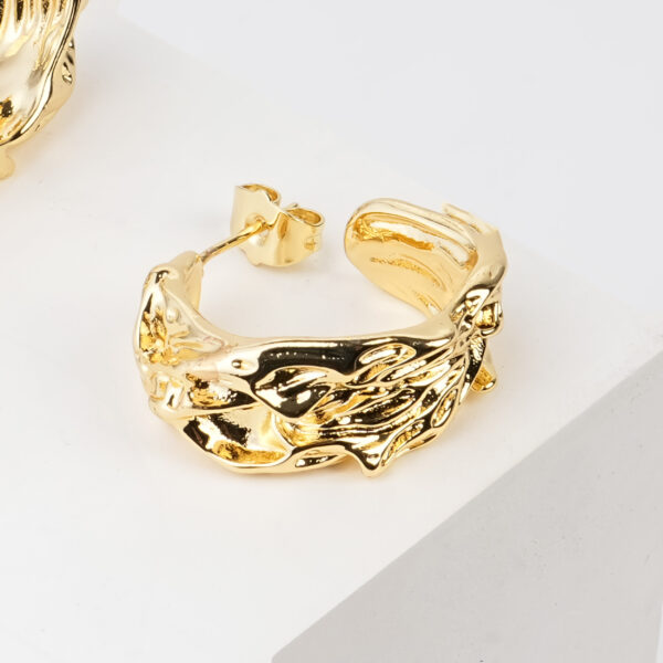 Fayah Whispering Textured Hoops