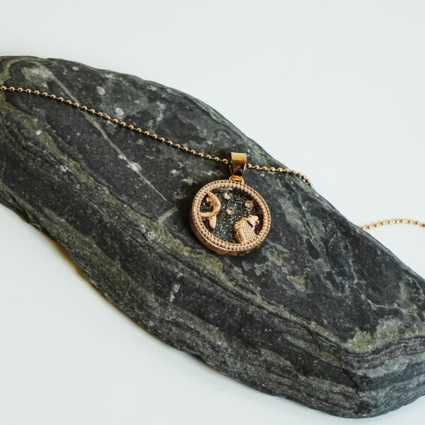 Ocean Odyssey Pisces Zodiac Necklace