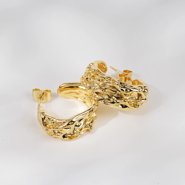 Fayah Whispering Textured Hoops