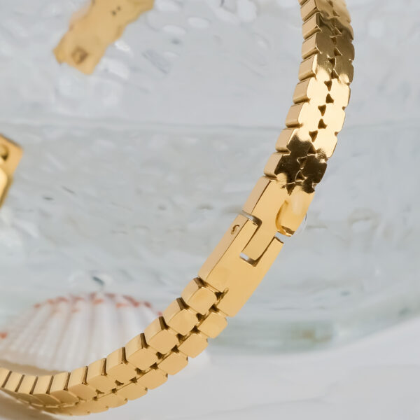 Golden Weave Double Layered Bracelet.