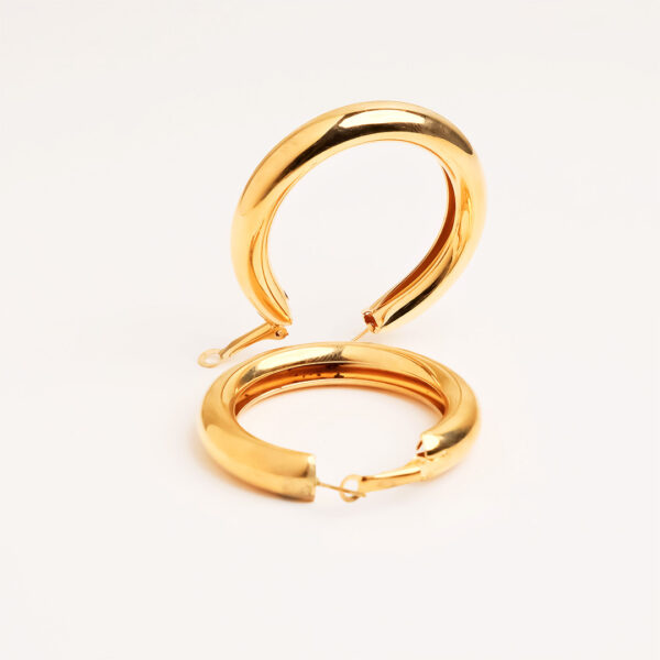 Golden Chunky Hoops