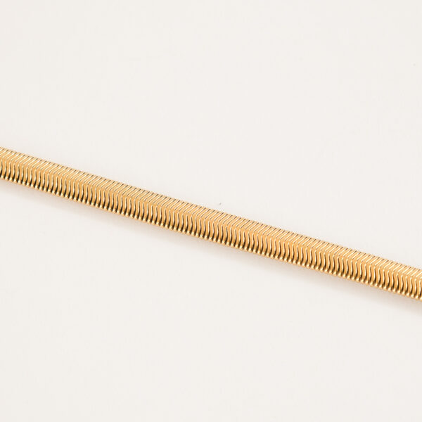 Serpentine Gold Ripple Bracelet