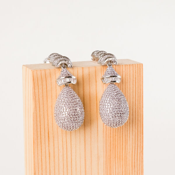 Dazzling Diamante Drop Earrings