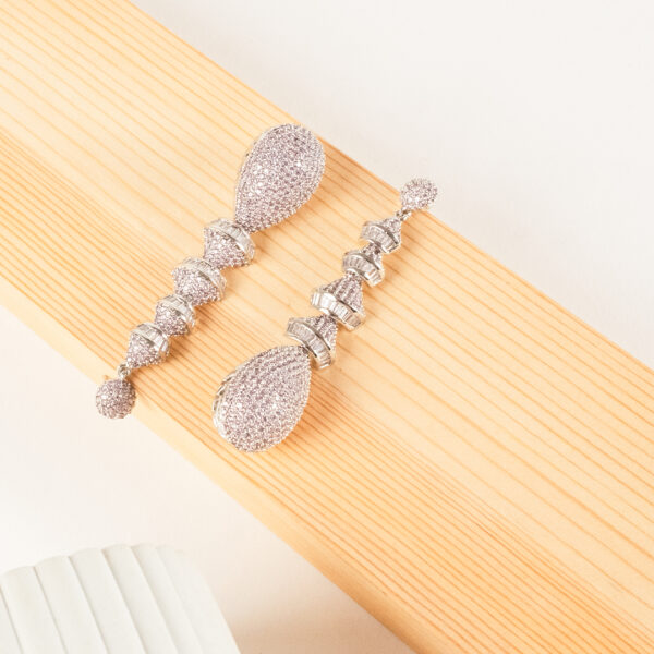 Dazzling Diamante Drop Earrings