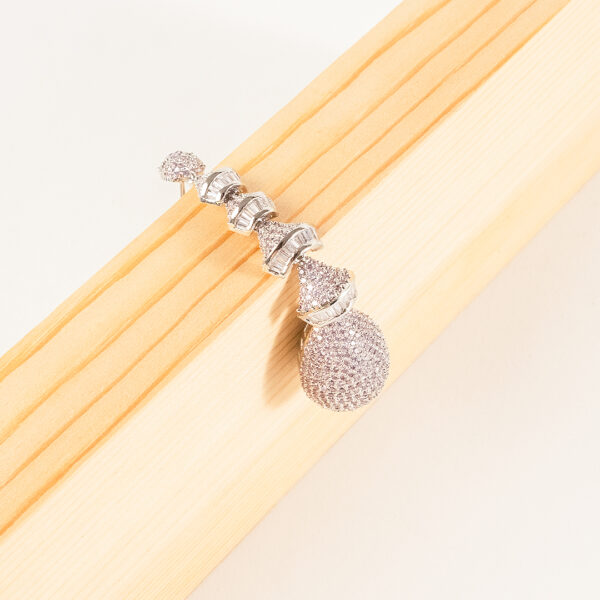 Dazzling Diamante Drop Earrings