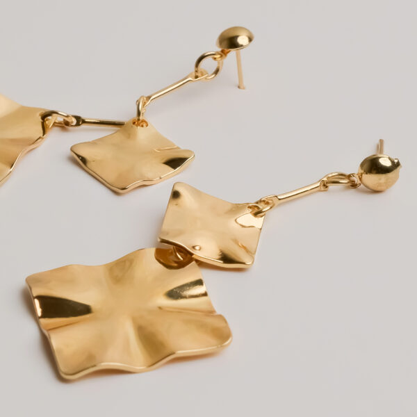 Wavy Drop Earrings