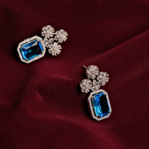Sapphire Diamante Studs