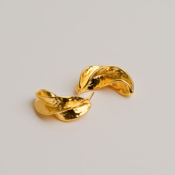 Twisted Gold Studs