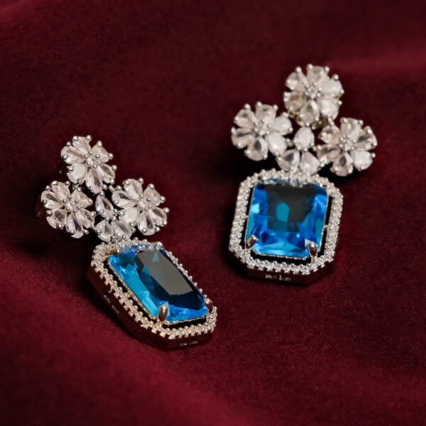 Sapphire Diamante Studs