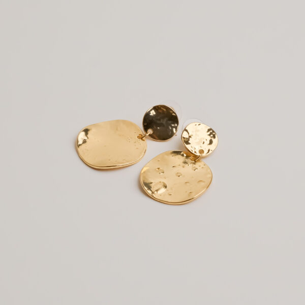 Mandalian Circle Drop Earring