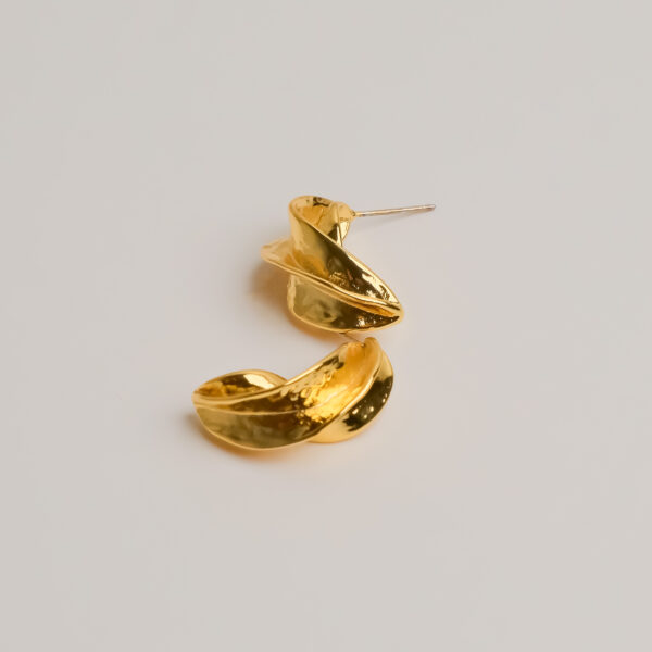 Twisted Gold Studs