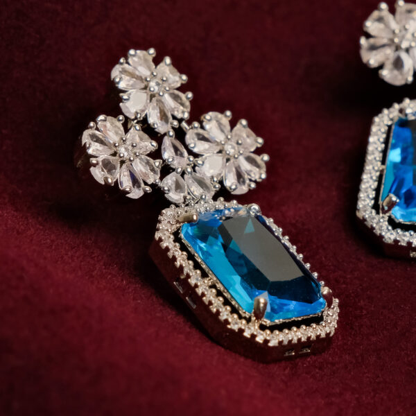 Sapphire Diamante Studs